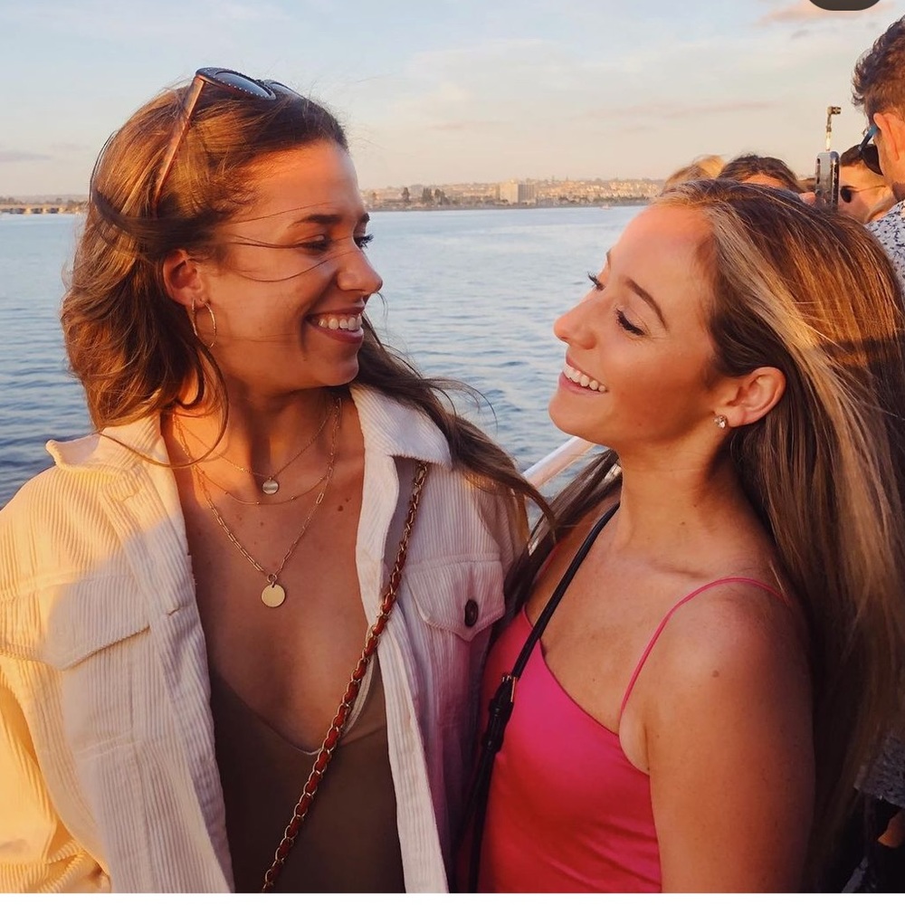 Hot pink subdued top